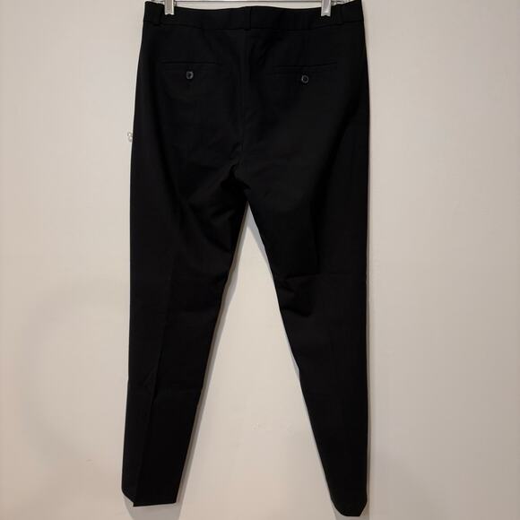 Banana Republic Womens Pants Black Size 8 Harper Pant Mid Rise Wool Blend Career - Picture 3 of 7